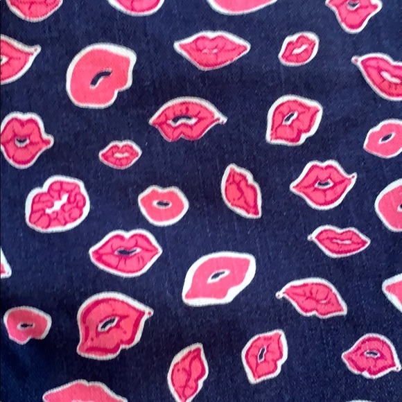 Lily Pulitzer size 4 lip print worth skinny jean - Picture 4 of 8